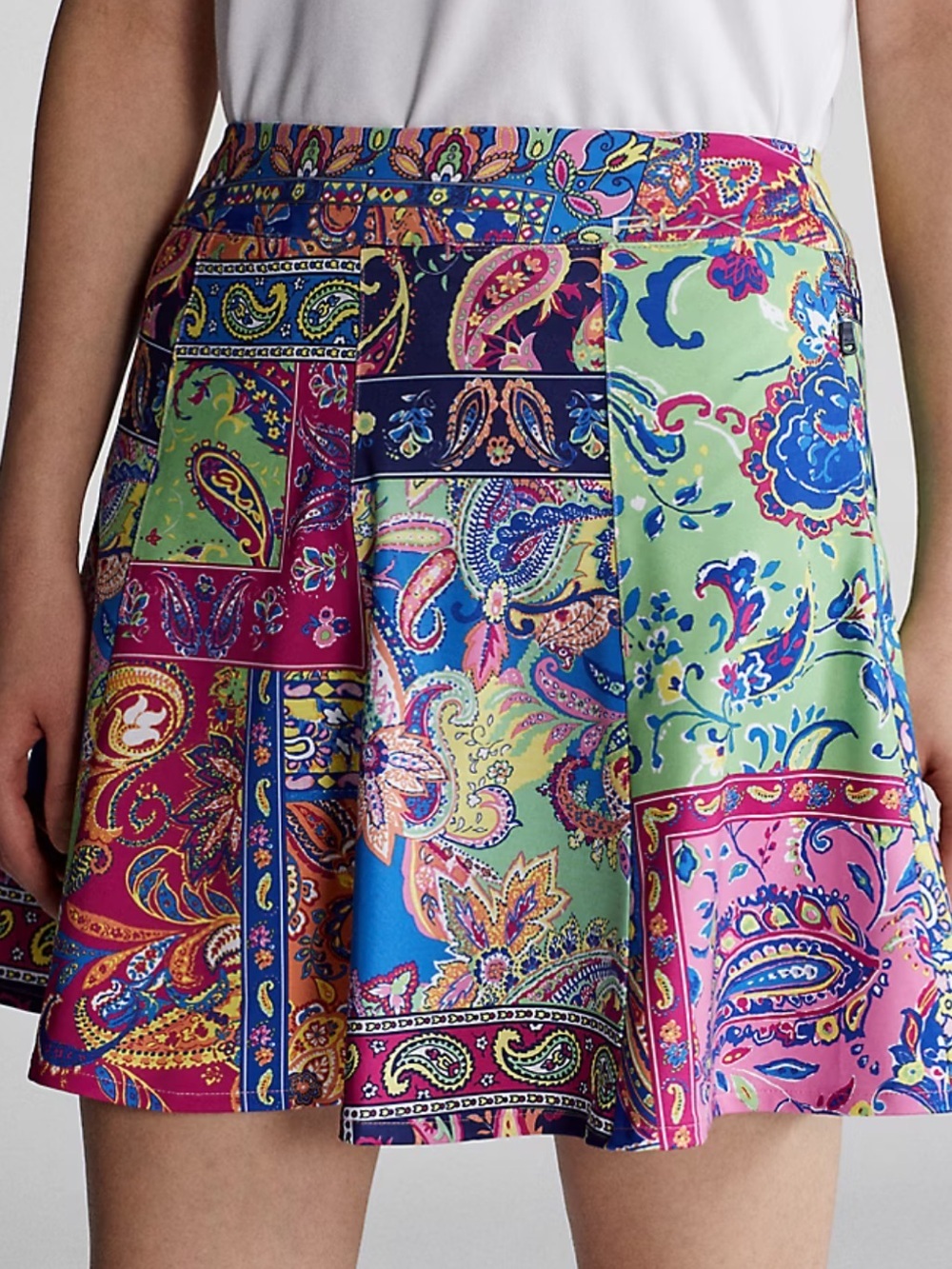 Ralph Lauren Choppa Montage Paisley A-Line Skort